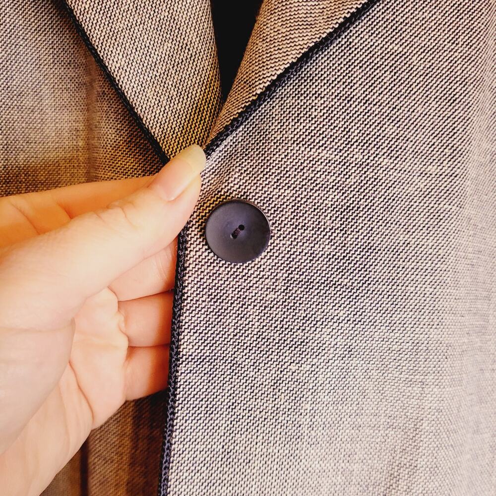 Vintage Pendleton Grey Three Button Wool Blazer W… - image 5